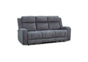 Optical 3 Seater with Dual Motor Electric Recliners In Fabric