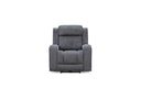 Optical Armchair w Dual Motor Electric Recliner in Fabric