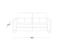 Mayfair Leather 2 Seater w 2 Electric Recliners