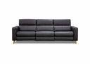 Mayfair Leather 3 Seater w 2 Electric Recliners