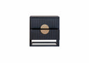 Cleland Bedside Table Black