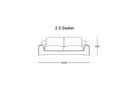 Oliver 2.5 Seater