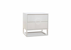 Lilly Bedside Table White
