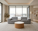 Hugo 2 Seater with Adjustable Headrests & Storage Console