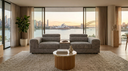 Hugo 2 Seater with Adjustable Headrests & Storage Console