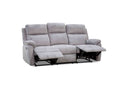 Hunter 3 Seater w 2 Manual Recliners In Fabric