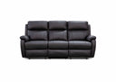 Hunter 3 Seater w 2 Manual Recliners in Leather