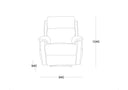 Hunter Recliner In Fabric