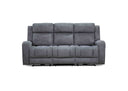Optical 3 Seater with Dual Motor Electric Recliners In Fabric