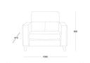 Mayfair Leather Armchair w Electric Recliner
