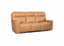 Lotto Leather 3 Seater w Dual Motor Electric Recliners