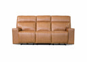 Lotto Leather 3 Seater w Dual Motor Electric Recliners