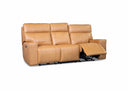 Lotto Leather 3 Seater w Dual Motor Electric Recliners