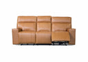Lotto Leather 3 Seater w Dual Motor Electric Recliners