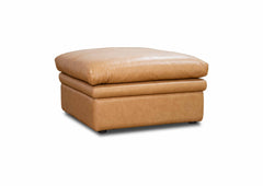 Oregon Leather Ottoman