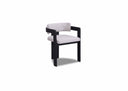 Demi Upholstered chair Black