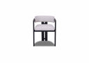 Demi Upholstered chair Black