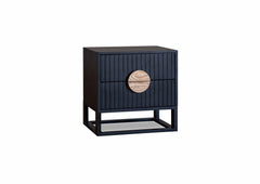 Cleland Bedside Table Black