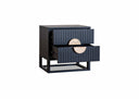 Cleland Bedside Table Black