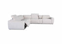 Denmark Fabric 5 Seater Corner w 2 Dual Motor Electric Recliners