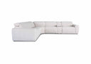 Denmark Fabric 5 Seater Corner w 2 Dual Motor Electric Recliners