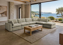 Bonza 6 Piece Modular Corner includes Ottoman