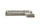 Bonza 6 Piece Modular Corner includes Ottoman