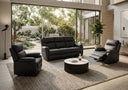 Hunter Leather 3 Piece Suite includes 4 Manual Recliners