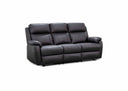 Hunter Leather 3 Piece Suite includes 4 Manual Recliners