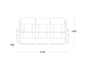 Hunter Leather 3 Piece Suite includes 4 Manual Recliners