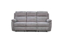 Hunter Fabric 3 Piece Suite includes 4 Manual Recliners