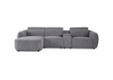 Sloan 3 Seater Chaise with Electric Recliner & Storage Console